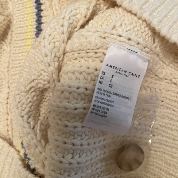 American Eagle Cotton Sweater Vest Size Small - Picture 5 of 5